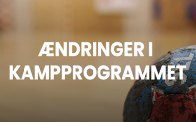 Ændringer i kampprogrammet