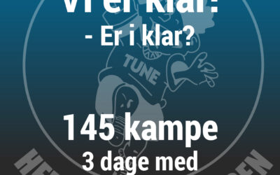 Vi er klar ! Årets turnering er i gang
